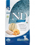 FARMINA N&D Ocean Dog Puppy Mini cod, pumpkin & cantaloupe melon 2.5 kg tursk, k&otilde;rvits ja kantaloope melon kutsikatele ja tiinetele emastele