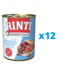 RINTI Kennerfleisch Poultry hearts linnus&uuml;damed 12 x 800 g