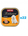 ANIMONDA vom Feinsten Junior linnuliha- ja kalkunis&uuml;damed 22x150g