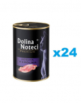 DOLINA NOTECI Premium Rikas k&uuml;&uuml;likuga kassidele 24x400 g