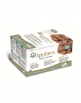APPLAWS Cat Adult Multipak Fish Selection Multipak in Broth 8x60 g