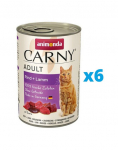 ANIMONDA Carny Adult rinkinys jautiena ir ėriena 6 x 400 g