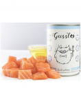 GUSSTO Cat Fresh Salmon m&auml;rja kassitoit 12x400g
