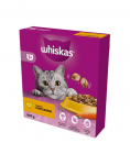 WHISKAS Adult+1 kuivtoit kassidele kanaga 800g