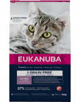 EUKANUBA Grain Free Kitten Salmon 10 kg kasvavatele kassipoegadele