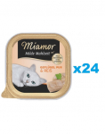 MIAMOR Milde Mahlzeit Poultry Pure&Rice 24x100g linnuliha ja riis