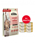 ACANA Indoor Entr&eacute;e Cat 4,5 kg + APPLAWS Cat Adult Mousse Chicken mousse kanaga 6 x 70g TASUTA