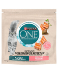 PURINA ONE Bifensis Grain Free Adult Salmon 1,1 kg rikkalik l&otilde;he, teraviljavaba kuivtoit kassidele
