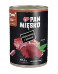 PAN MIĘSKO Sealiha ja hirv, m&auml;rg toit kassidele 400 g