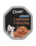 CESAR Junior kalkuni ja vasikali 150g m&auml;rg toit kutsikatele