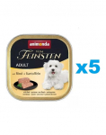 ANIMONDA Vom Feinsten Menue komplekt veiseliha ja kartuliga 5 x 150 g