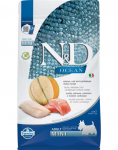 FARMINA N&D Ocean Dog Adult Mini salmon, cod & canatloupe melon 2,5 kg l&otilde;he, tursk, harilik melon