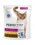 PERFECT FIT Antihairball 1+ 4 x 750 g t&auml;isv&auml;&auml;rtuslik kuivtoit t&auml;iskasvanud kassidele, rikkalikult kana, 3+1 TASUTA