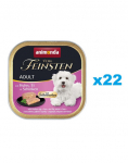 ANIMONDA Vom Feinsten Adult kana, munad ja sink 22x150g