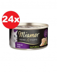 MIAMOR Feine Filets Naturell Chicken&Duck 24x80g kana ja part oma kastmes
