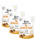 BRIT Care Dog Functional Snack skin&coat Krill 3x150 g h&otilde;rgutised krilliga karvkattele