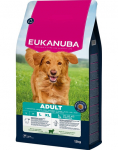 EUKANUBA Adult Large Breeds Lamb Rice 12kg kuivtoit, mis on rikas lambaliha ja riisi poolest suurte t&otilde;ugude koertele