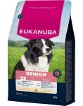 EUKANUBA Senior Medium Breeds Chicken 3 kg kuivtoit vanematele keskmise t&otilde;u koertele, rikkalik v&auml;rske kana