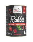 SYTA MICHA Chef Rabbit with swede, strawberry and rosemary 400 g monoprotein wet food for dogs