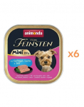 ANIMONDA Vom Feinsten Mini kanaliha, l&otilde;he ja tilliga 6x100 g m&auml;rgtoit v&auml;ikestele koerat&otilde;ugudele
