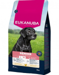 EUKANUBA Senior Large Breeds Chicken 15 kg kuivtoit vanematele suurte t&otilde;ugude koertele, rikkalik v&auml;rske kana
