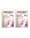 KATTOVIT Feline Diet Sensitive 20x85g Kana ja pardi / kalkuni MIXA