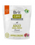 BRIT CARE Hypoallergenic Adult Small Breed Lamb 1kg t&auml;iskasvanud v&auml;ikest t&otilde;ugu lambalihaga koertele