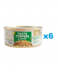 APPLAWS Taste Toppers Kanarind, k&otilde;rvits, herned puljongis 6x156 g