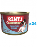 RINTI Gold Kodulinnus&uuml;damed Mini linnus&uuml;damed v&auml;ikestele koertele 24x185g