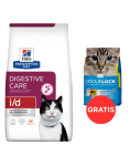 HILL'S Prescription Diet Feline Digestive Care i/d 8 kg toit seedetrakti haigustega kassidele + 6 kg kassiliiv TASUTA