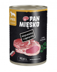 PAN MIĘSKO Sealiha koos lambalihaga niiske toit koertele 400 g