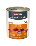 ANIMONDA Gran Carno Adult with Duck 24x800 g kanaga t&auml;iskasvanud koertele