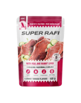SUPER RAFI veiseliha ja k&uuml;&uuml;likumaksa koertele, 500 g, m&auml;rgtoit koertele