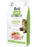 BRIT Care Cat Grain-Free Senior & Weight Control 7 kg Teraviljavaba, h&uuml;poallergeenne toit v&auml;rske kanaga eakatele kassidele ja steriliseeritud kassidele.