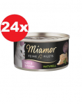 MIAMOR Feine Filets Naturell Chicken&Ham 24x80g kana ja sink oma kastmes