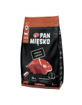 PAN MIĘSKO Veiseliha ja hirveliha kassidele kr&otilde;psud M 5 kg