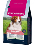 EUKANUBA Senior Small Medium Breeds Lamb Rice 3 kg kuivtoit vanematele v&auml;ikestele ja keskmise suurusega koertele, mis on rikastatud lambaliha ja riisiga