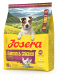 JOSERA Mini Adult Salmon and Chicken 12x900g &ndash; gluteenivaba koeratoit kastmega v&auml;ikestele t&otilde;ugudele