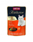 ANIMONDA Vom Feinsten Fines mit Filets Adult Kaczka i filet z indyka 85g mokra karma dla kot&oacute;w