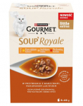 GOURMET Gold t&uuml;kid kastmes 192x85 g veiseliha, l&otilde;he ja kana, kalkuni ja pardiga, kana ja maksaga, m&auml;rg kassitoit