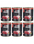 PAN MIĘSKO Kalkun ja hirv &ndash; m&auml;rgkoeratoit 6x800 g