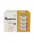 APPLAWS Chicken Selection Multipack m&auml;rgtoit kassidele 12 &times; 70 g Kana maitsete segu