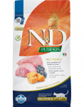 FARMINA N&D Pumpkin Cat Neutered Adult lamb & blueberry 1.5 kg toidud steriliseeritud t&auml;iskasvanud kassidele lambaliha ja mustikatega