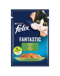 FRISKIES FANTASTIC triu&scaron;iena drebučiuose 85g kačių drėgnas maistas