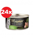 MIAMOR Feine Filets Naturell Tuna&Vegetables 24x80g Tuunikala ja k&ouml;&ouml;giviljad oma kastmes