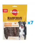 PEDIGREE Ranchos Jerkies 7x180g teraviljavaba lisatoit t&auml;iskasvanud koertele kanaga