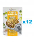 APPLAWS Taste Toppers kanafilee, brokoli ja kinoa puljongis 12 &times; 85 g