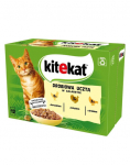 KITEKAT Poultry Jellied Feast 12x85g niiske kassitoit kanaga, kalkuniga, linnulihaga
