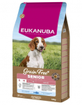 EUKANUBA Grain Free Senior Small Medium Ocean Fish 12 kg gluteenivaba toit vanematele v&auml;ikeste ja keskmiste t&otilde;ugude koertele kalaga