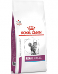 ROYAL CANIN Cat renal special 24x400 g kuivtoit kassidele, mis on m&otilde;eldud kasutamiseks kroonilise v&otilde;i &auml;geda neerupuudulikkuse korral